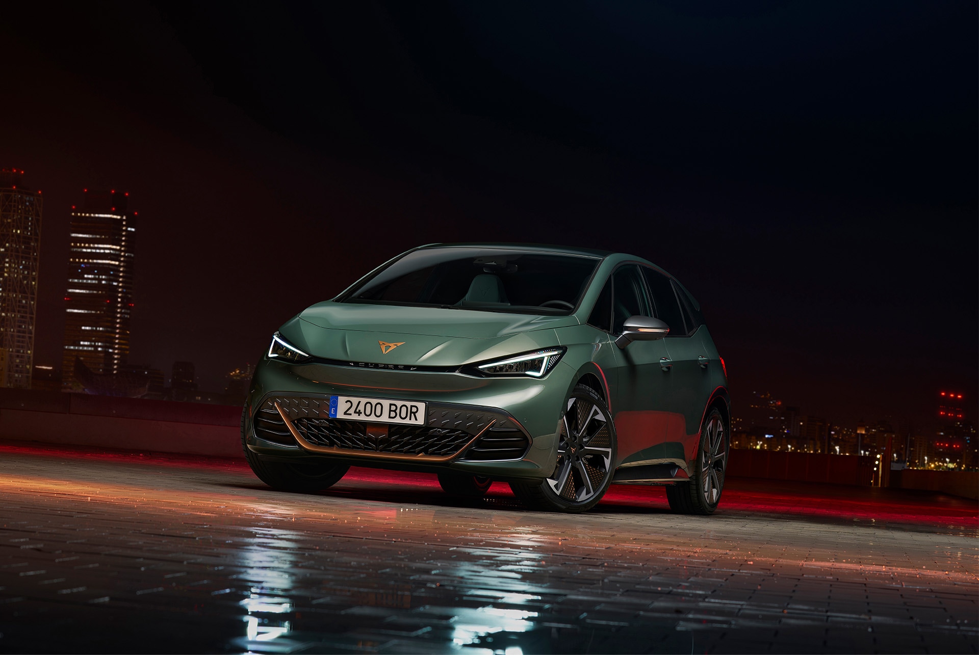 CUPRA Born Dark Forest green