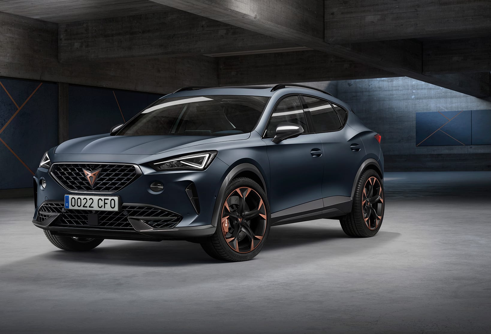 New CUPRA Formentor front view the suv coupe